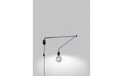 Line Vägglampa E27 mattsvart