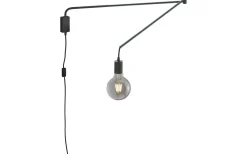 Line Vägglampa E27 mattsvart