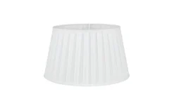 Linero Lampskärm Plisserad Ø30cm Vit