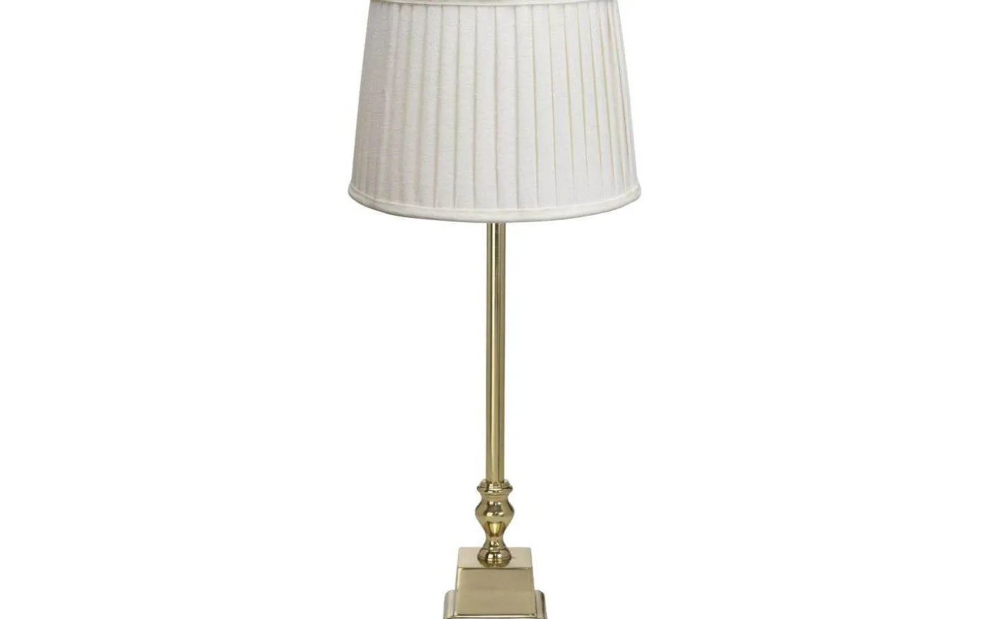 Linné Bordslampa 66cm Mässing/Offwhite