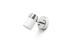 Linn I Vägglampa Krom/Opal IP44