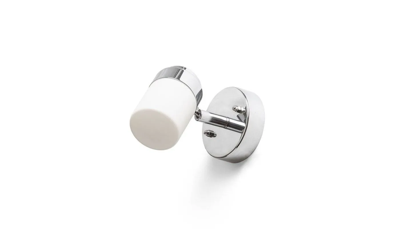 Linn I Vägglampa Krom/Opal IP44