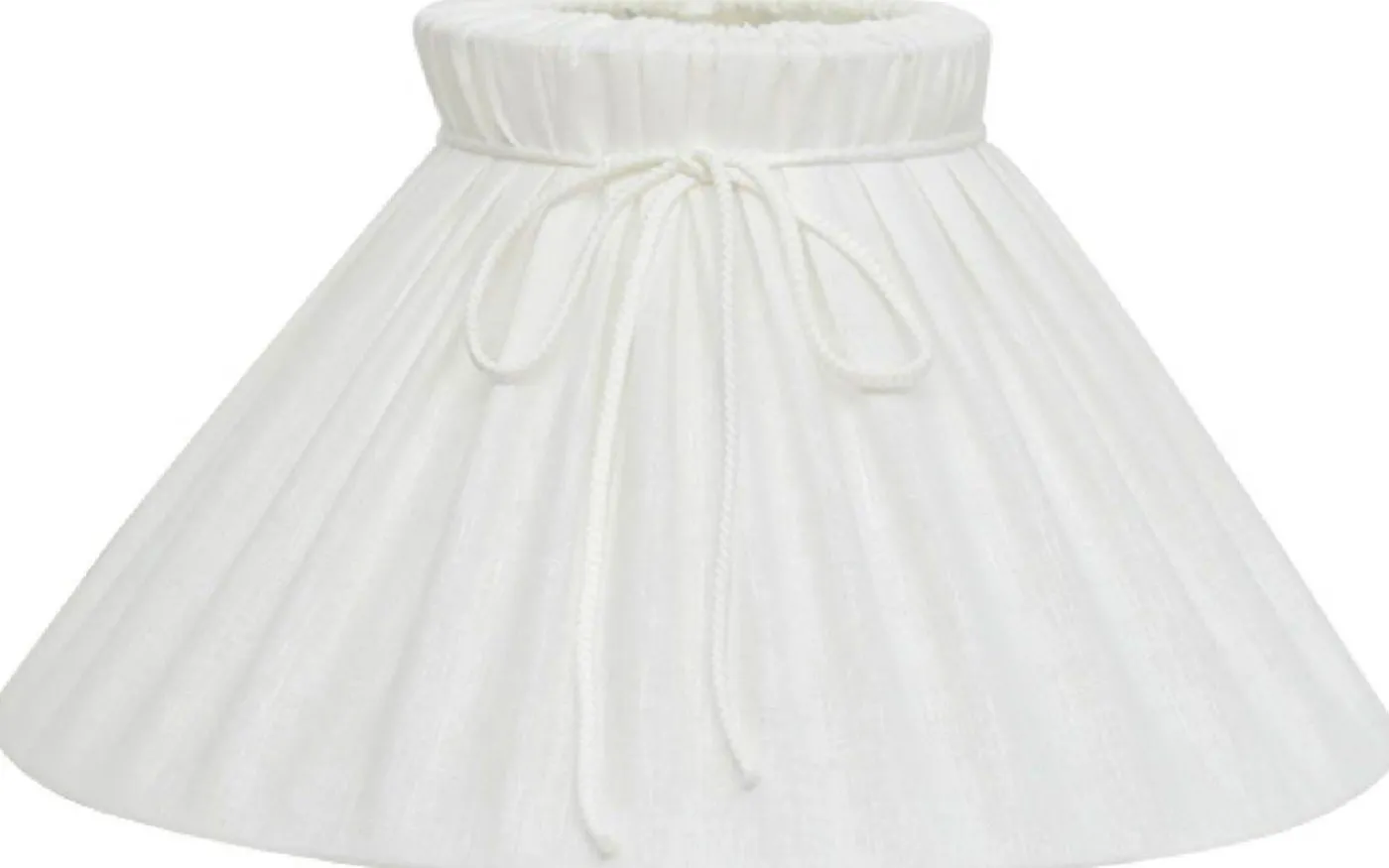 Linn Takskärm Ø40cm Hytte Vit Med Snodd