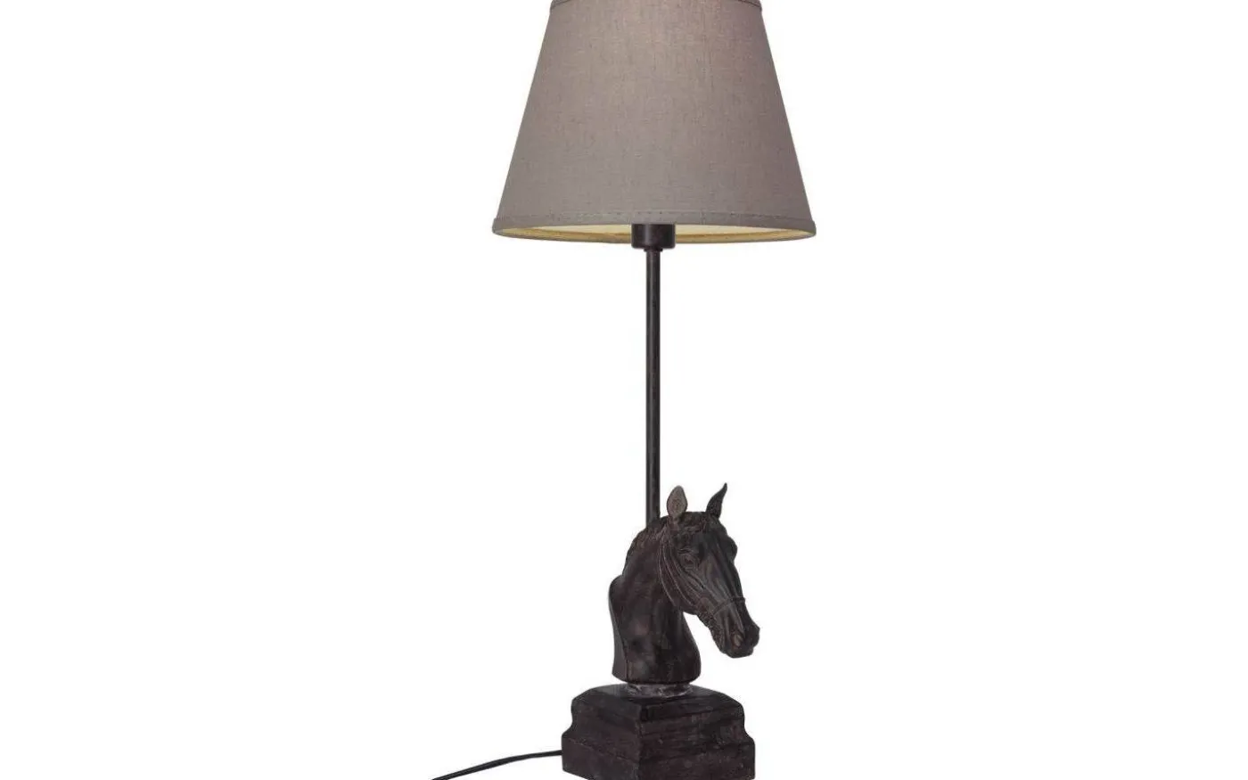 Linne Lampskärm Ø20cm Grå