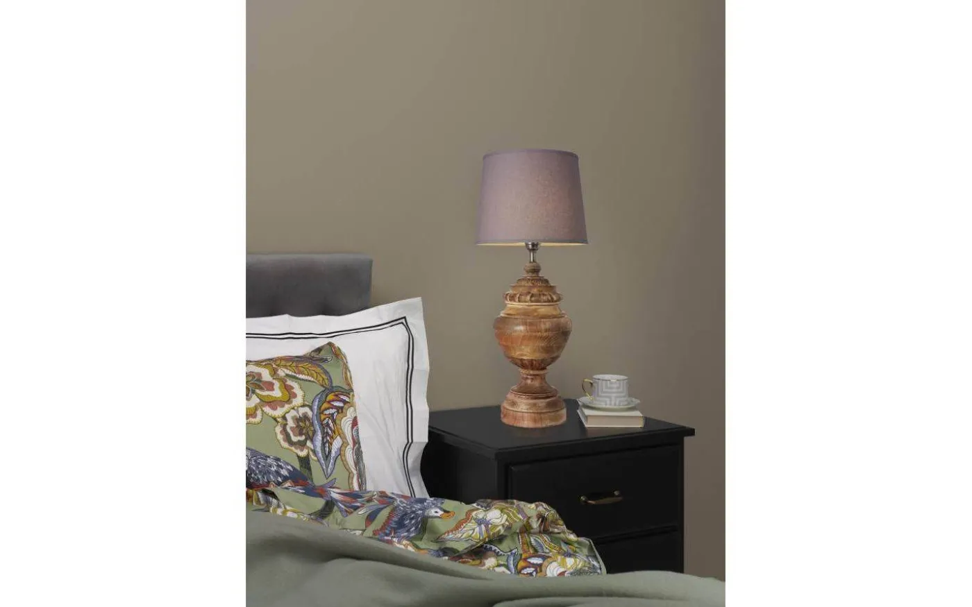 Linne Lampskärm Ø30cm Grå