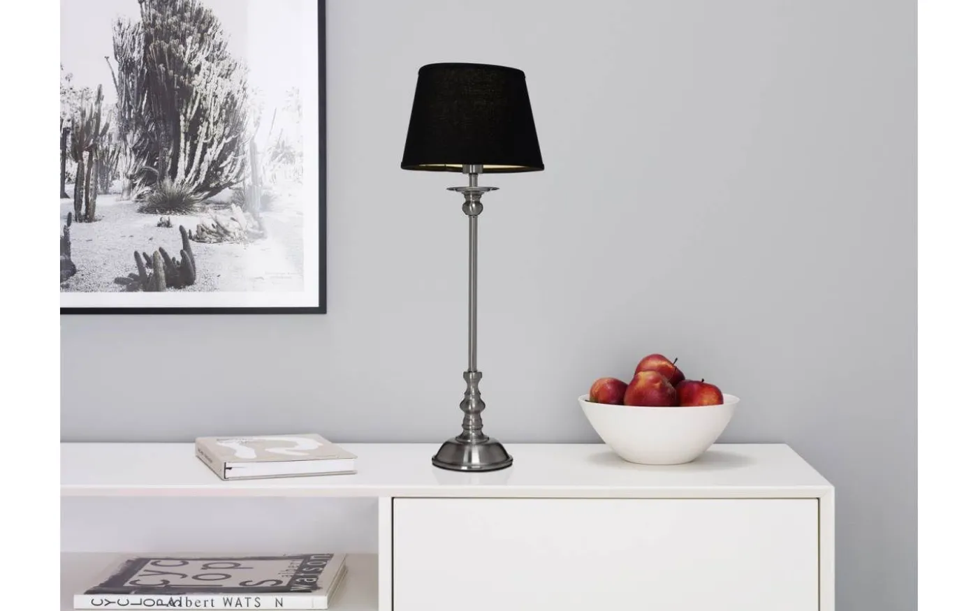 Linne Lampskärm Ø21cm Svart