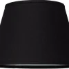 Linne Lampskärm Ø25cm Svart
