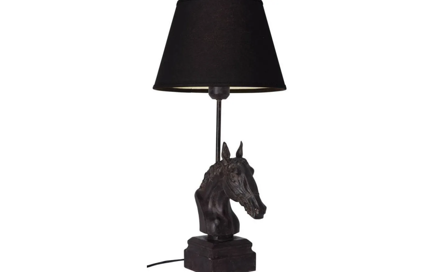 Linne Lampskärm Ø25cm Svart