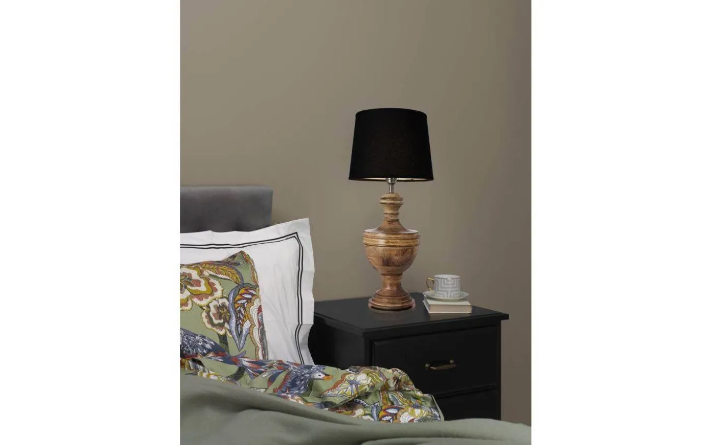 Linne Lampskärm Ø30cm Svart