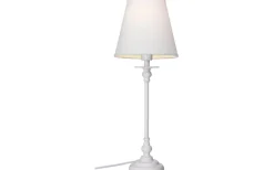 Linne Lampskärm Ø17cm Vit