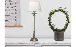 Linne Lampskärm Ø21cm Vit