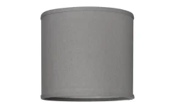 Linne Lampskärm Cylinder Ø20cm Grå