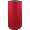 Linne Lampskärm Cylinder Ø16cm Vinröd