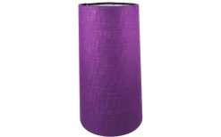 Linne Lampskärm Cylinder Ø16cm Lila