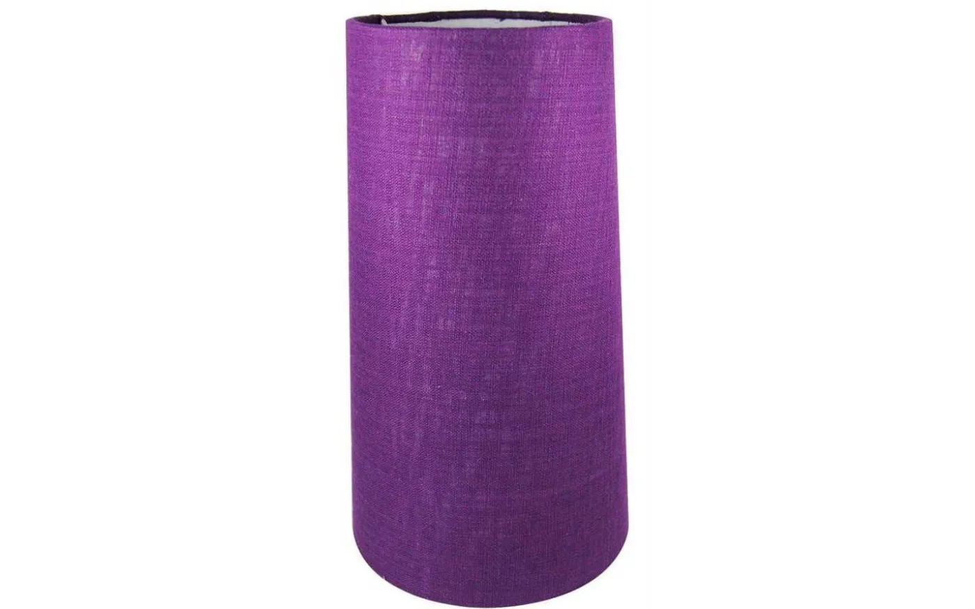 Linne Lampskärm Cylinder Ø16cm Lila