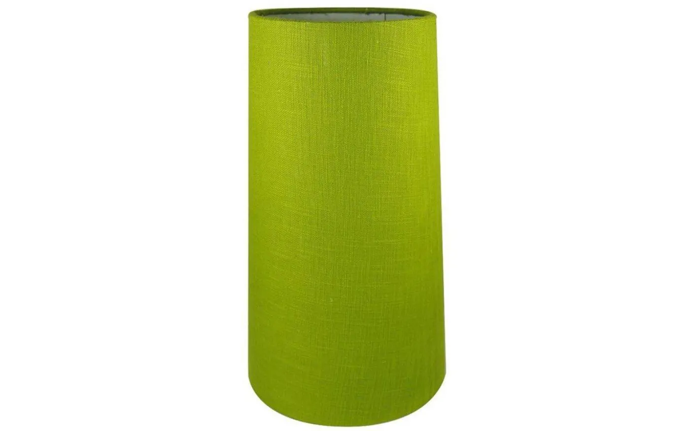 Linne Lampskärm Cylinder Ø16cm Limegrön