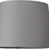 Linne Lampskärm Oval 32cm Grå