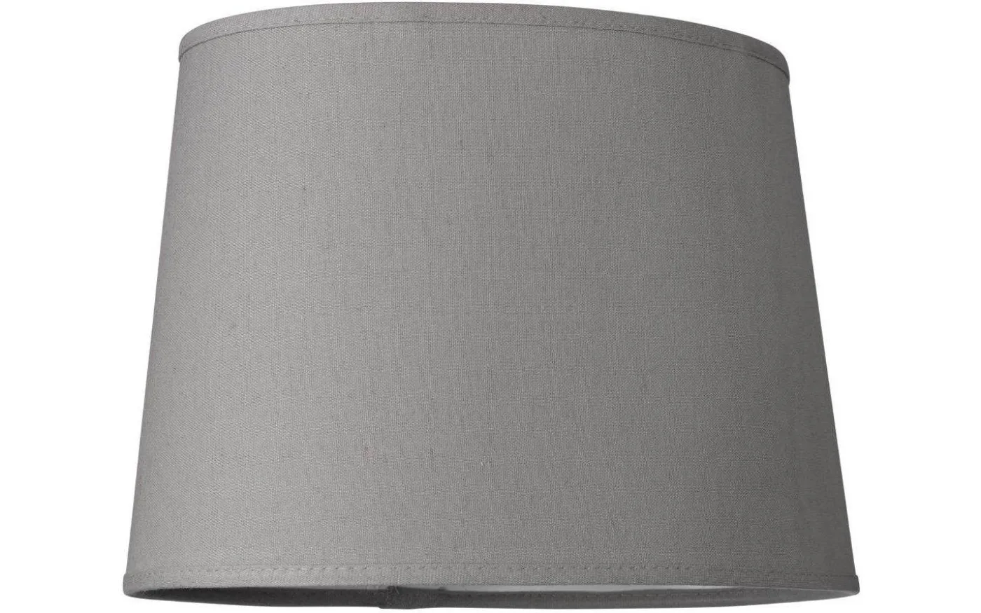 Linne Lampskärm Oval 32cm Grå