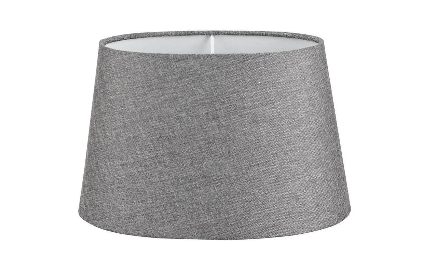 Linne Lampskärm Oval 28cm Grå