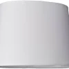Linne Lampskärm Oval 32cm Vit