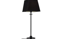 Linne Lampskärm Rektangulär 23,5cm Svart