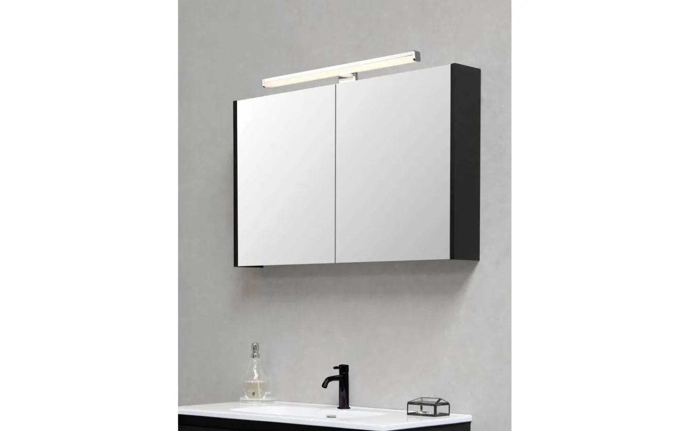 Lino H2O Vägglampa LED 40cm krom IP44