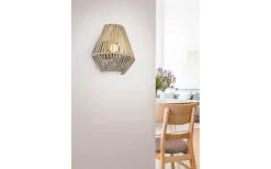 Lira Vägglampa LED ljusbrun uppladdningsbar