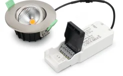 Lisa 230V Spotlight 3000K 5,5W 3-pack Borstad Stål IP65