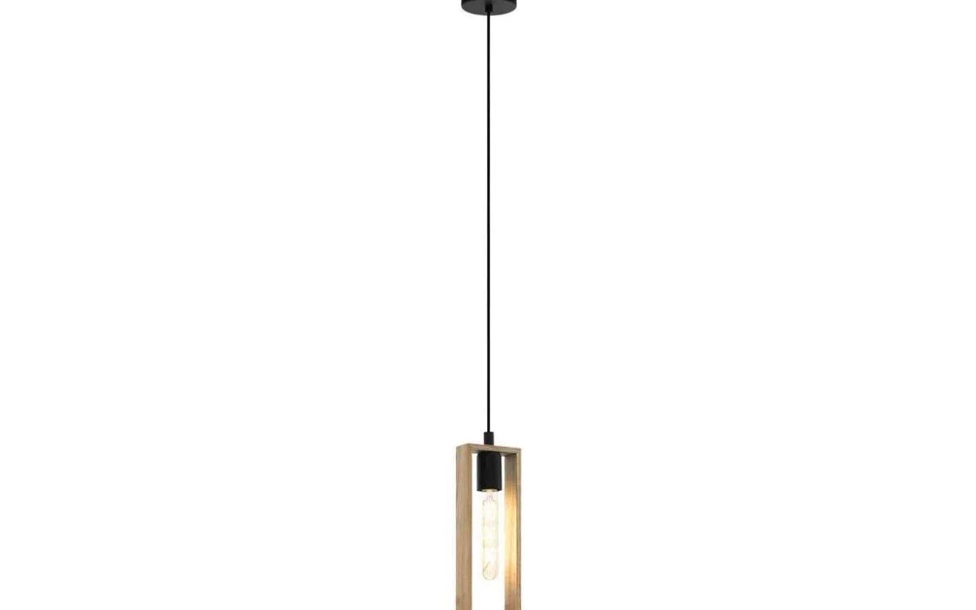 Littleton Fönsterlampa 11cm 1L Svart/Trä