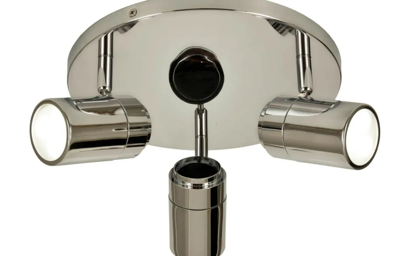 Livorno Takspotlight 25cm Rund Krom IP44