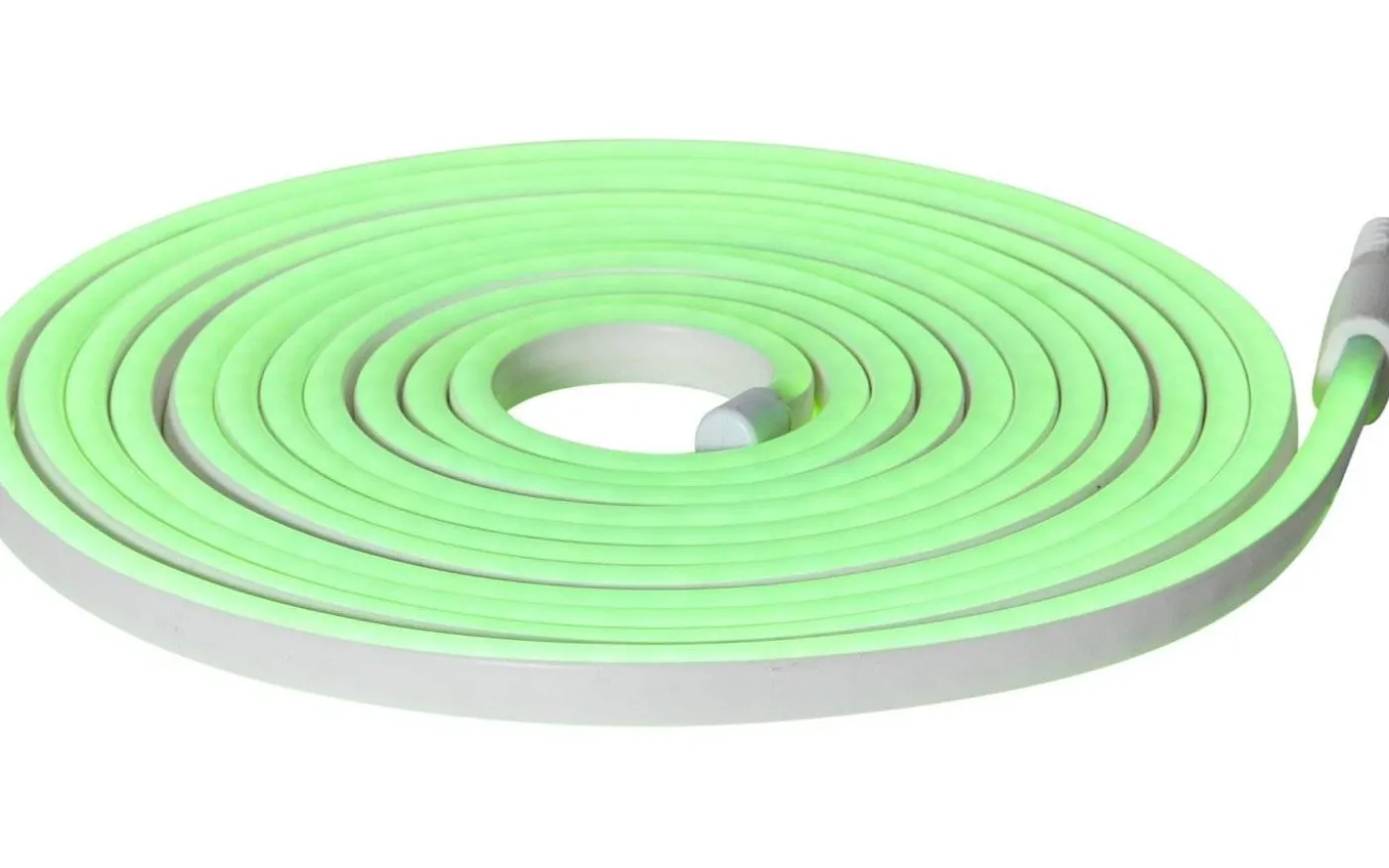 Ljusslang FlatNeon Grön 12W 5m IP44