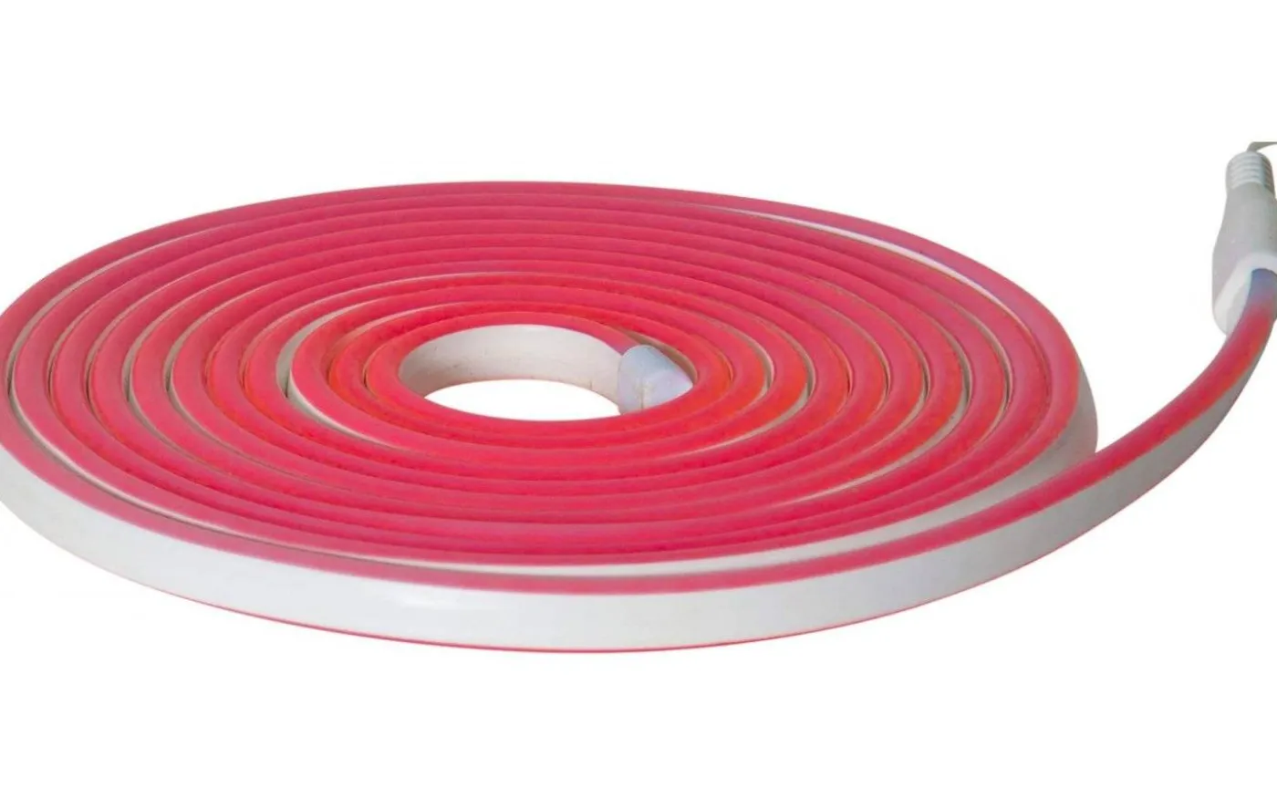 Ljusslang FlatNeon Röd 12W 5m IP44