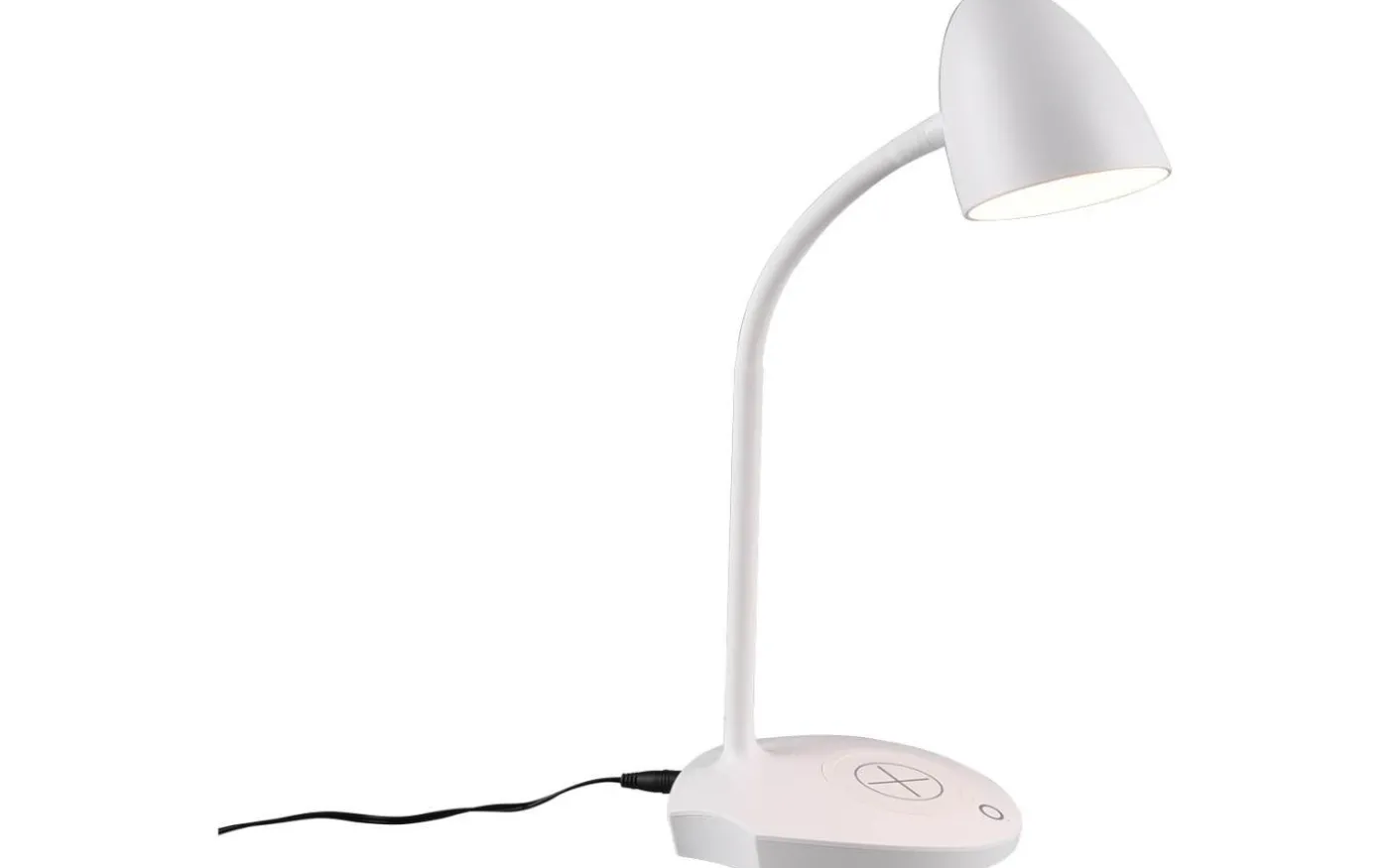 Load Skrivbordslampa med QI-laddare LED vit