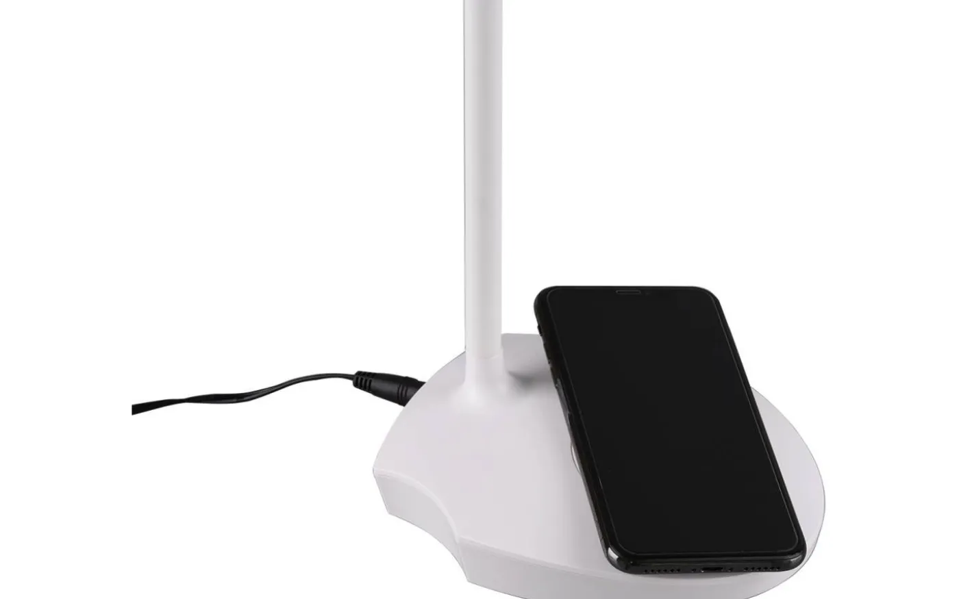 Load Skrivbordslampa med QI-laddare LED vit