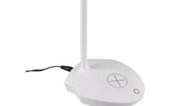 Load Skrivbordslampa med QI-laddare LED vit
