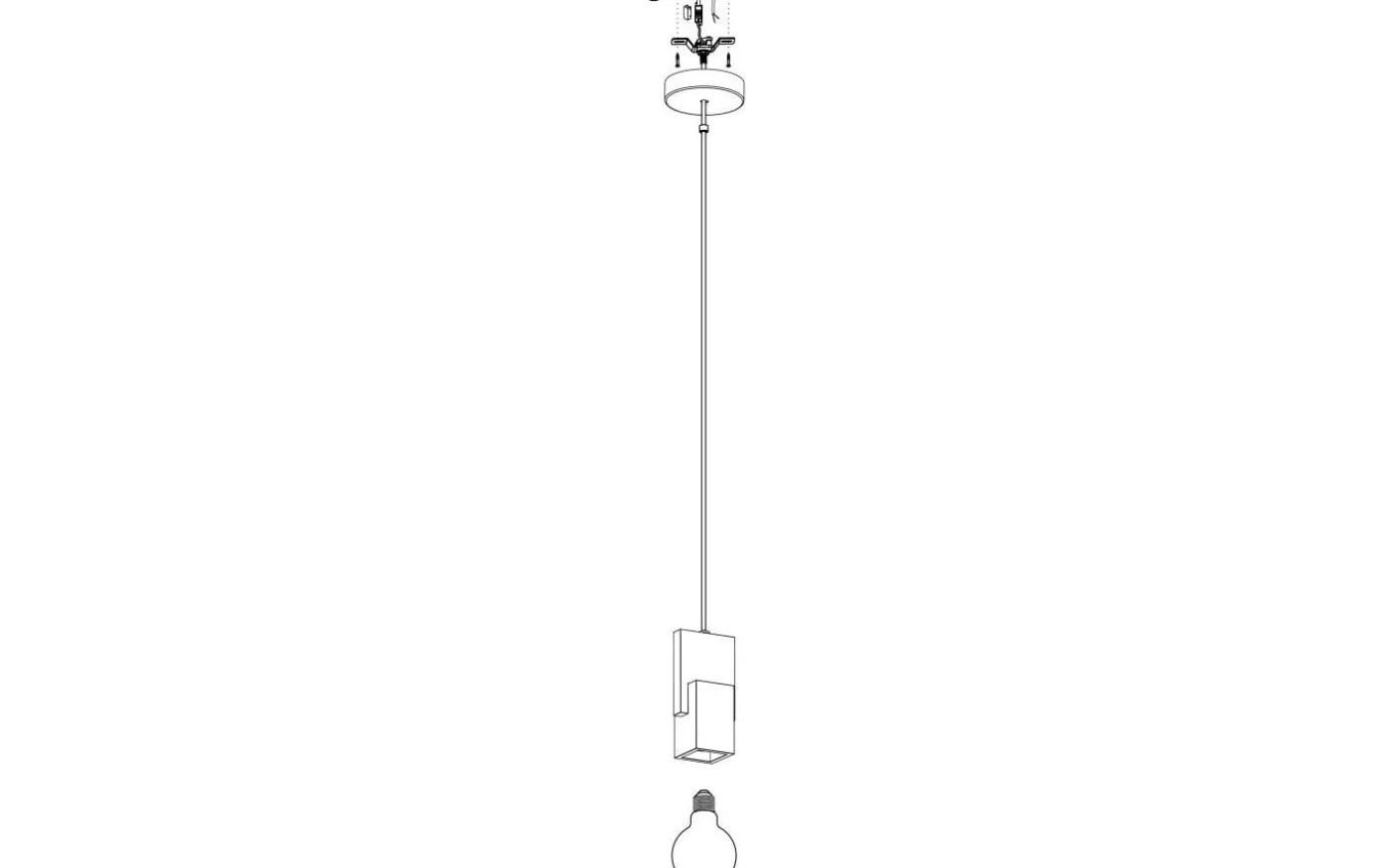 Lobatia Fönsterlampa 10,5cm Svart