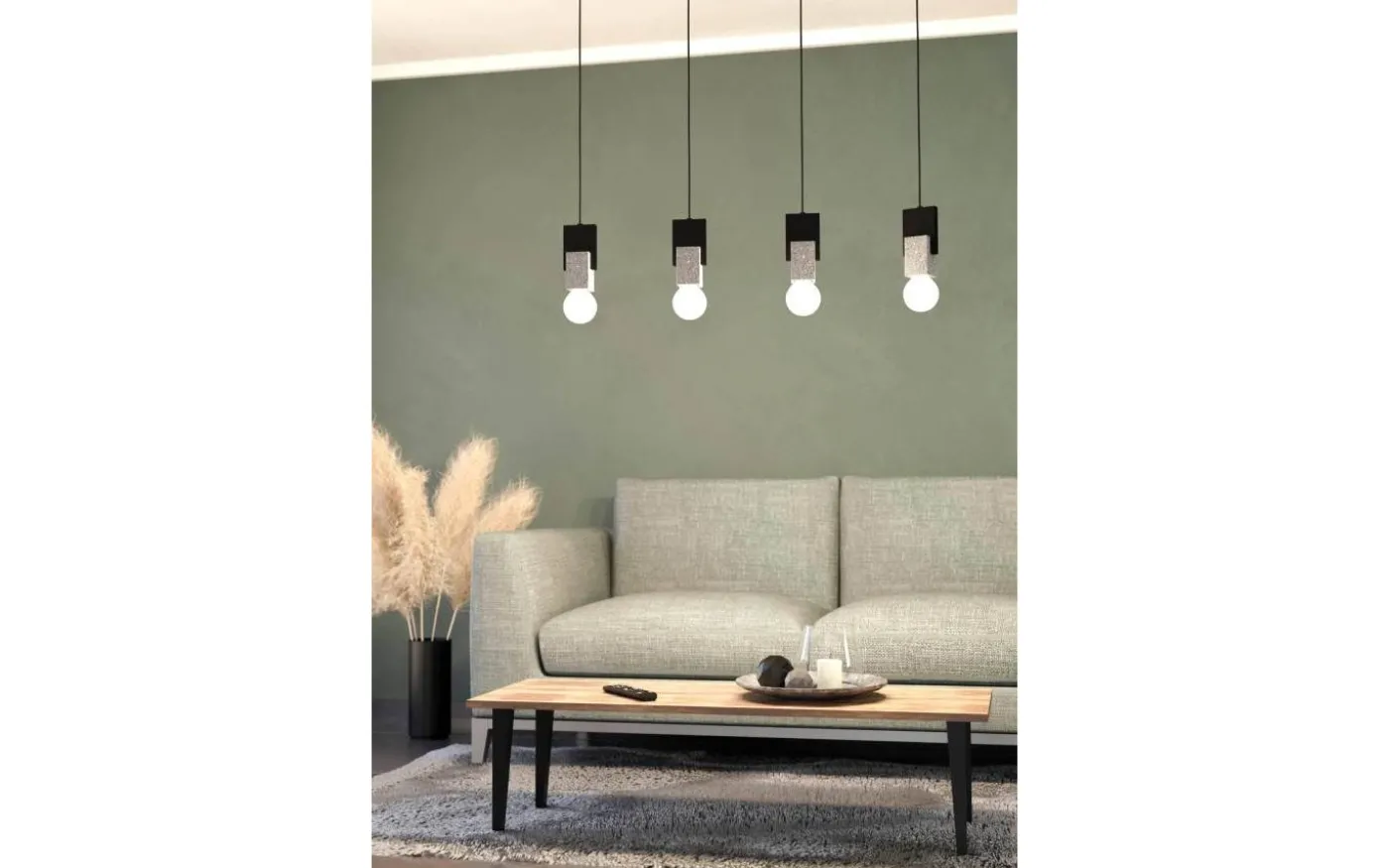 Lobatia Taklampa 93cm Svart