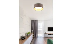 Locarno Plafond LED 28cm grå