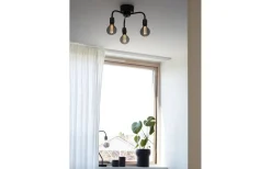 Loft Plafond 37cm Svart
