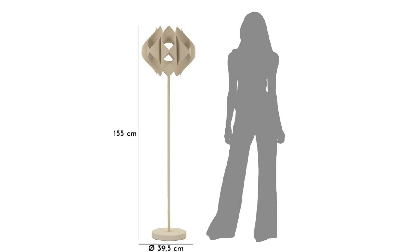 Logic Golvlampa 155cm Beige