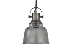 Loke Fönsterlampa 12cm Svart Nickel/Rök