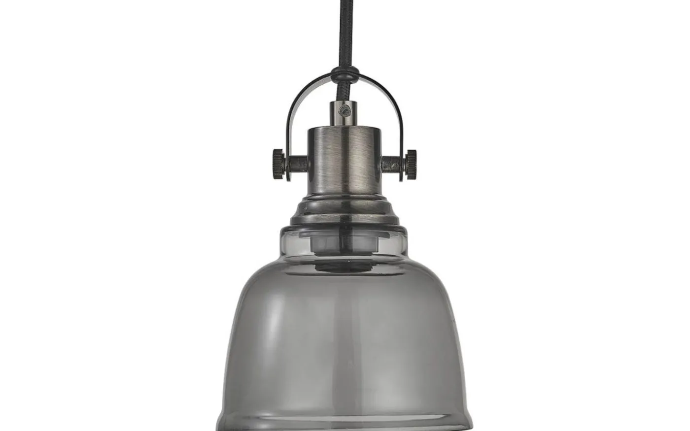 Loke Fönsterlampa 12cm Svart Nickel/Rök