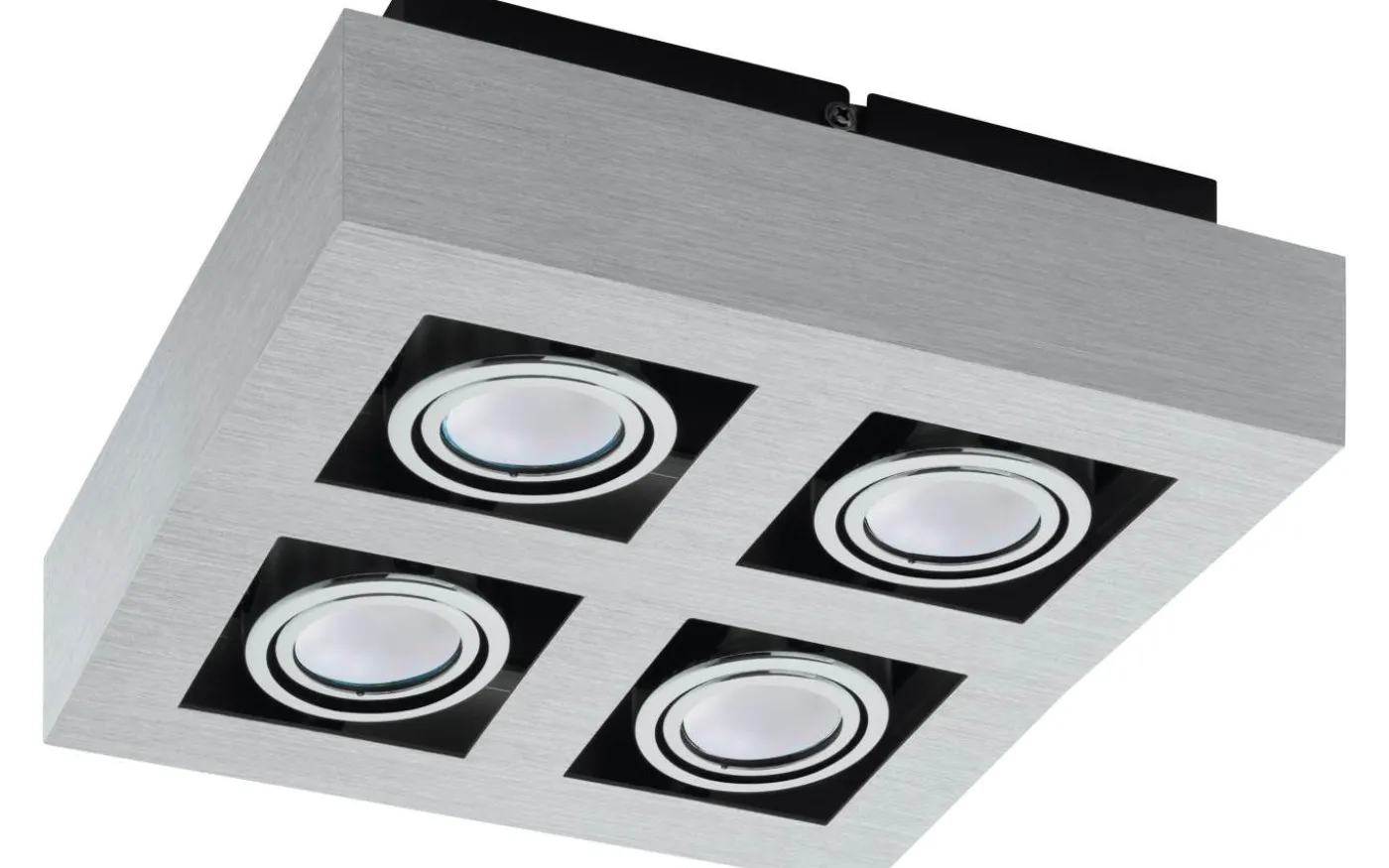 Loke Plafond 25cm LED Borstad Aluminium