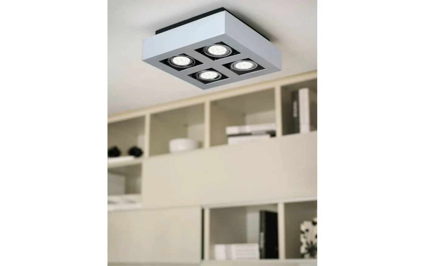 Loke Plafond 25cm LED Borstad Aluminium