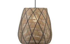 Lollo Takskärm Ø38cm Outdoor Natur/Svart