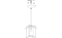 Loncino Fönsterlampa 15cm Krom