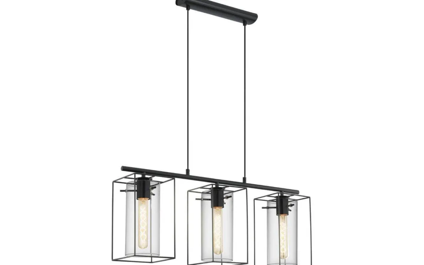 Loncino Taklampa 75cm 3L Svart