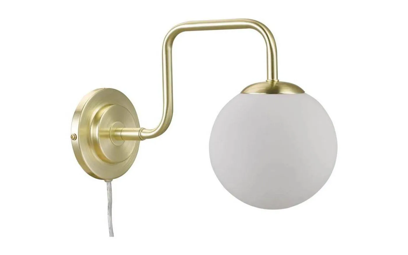 London Vägglampa Borstad mässing