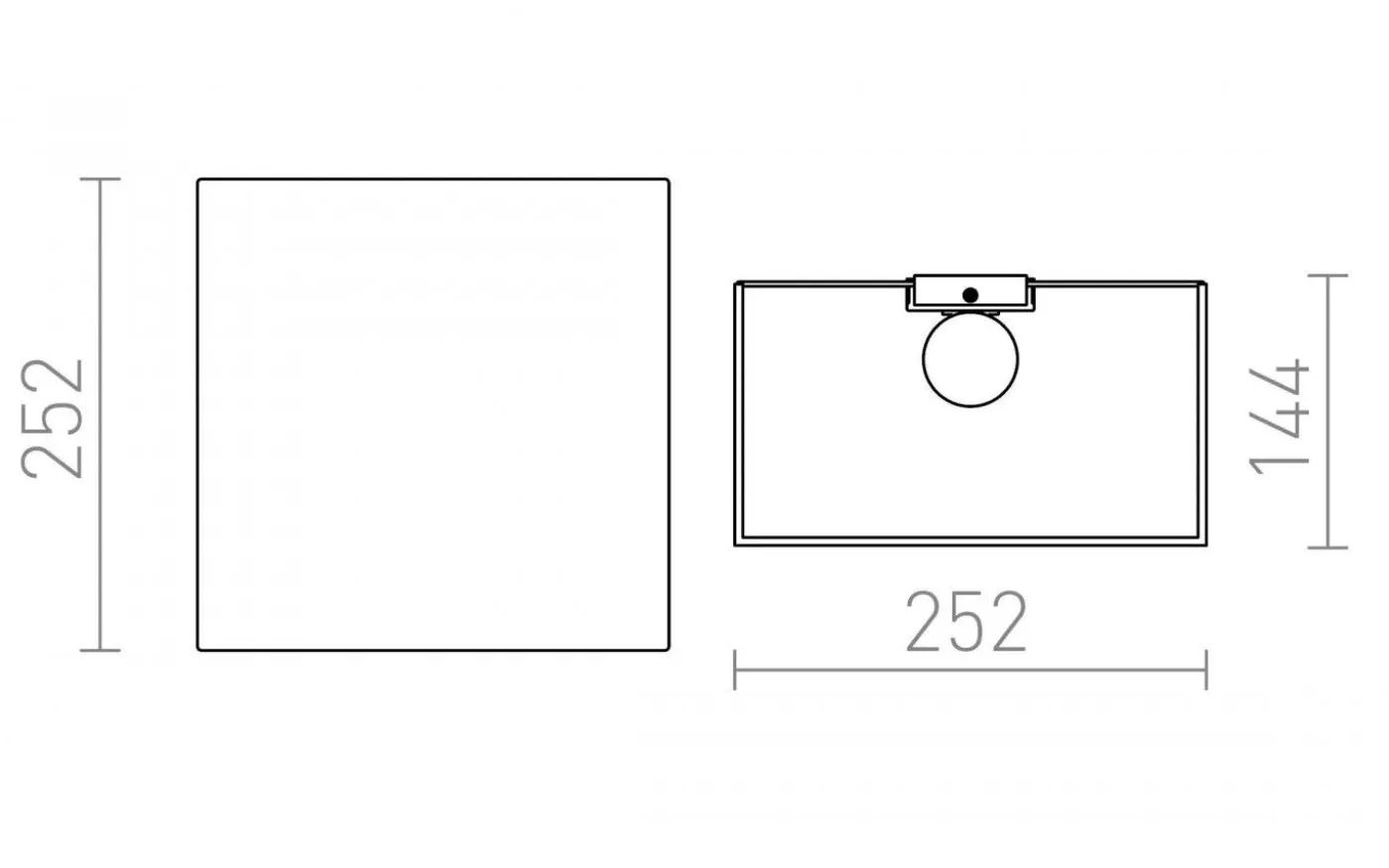 Lope W Vägglampa Vit E27