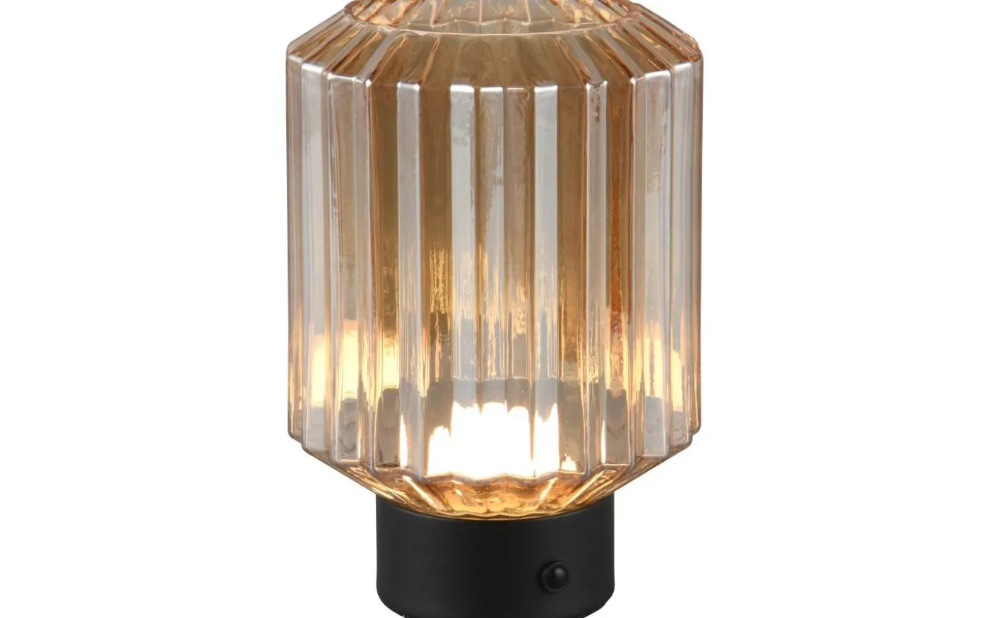 Lord Bordslampa LED matt svart/bärnstensfärgad uppladdningsbar